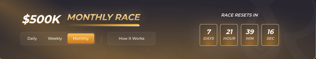 Rainbet $500K Monthly Race
